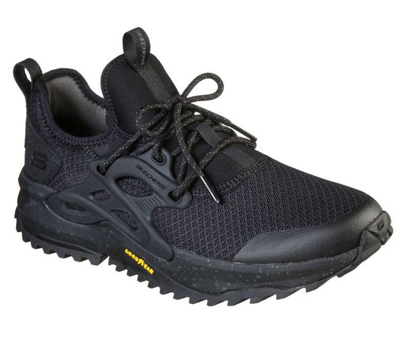 Skechers Herr Svarta Sneakers - Bionic Trail - Sverige (QEBZX-7168)